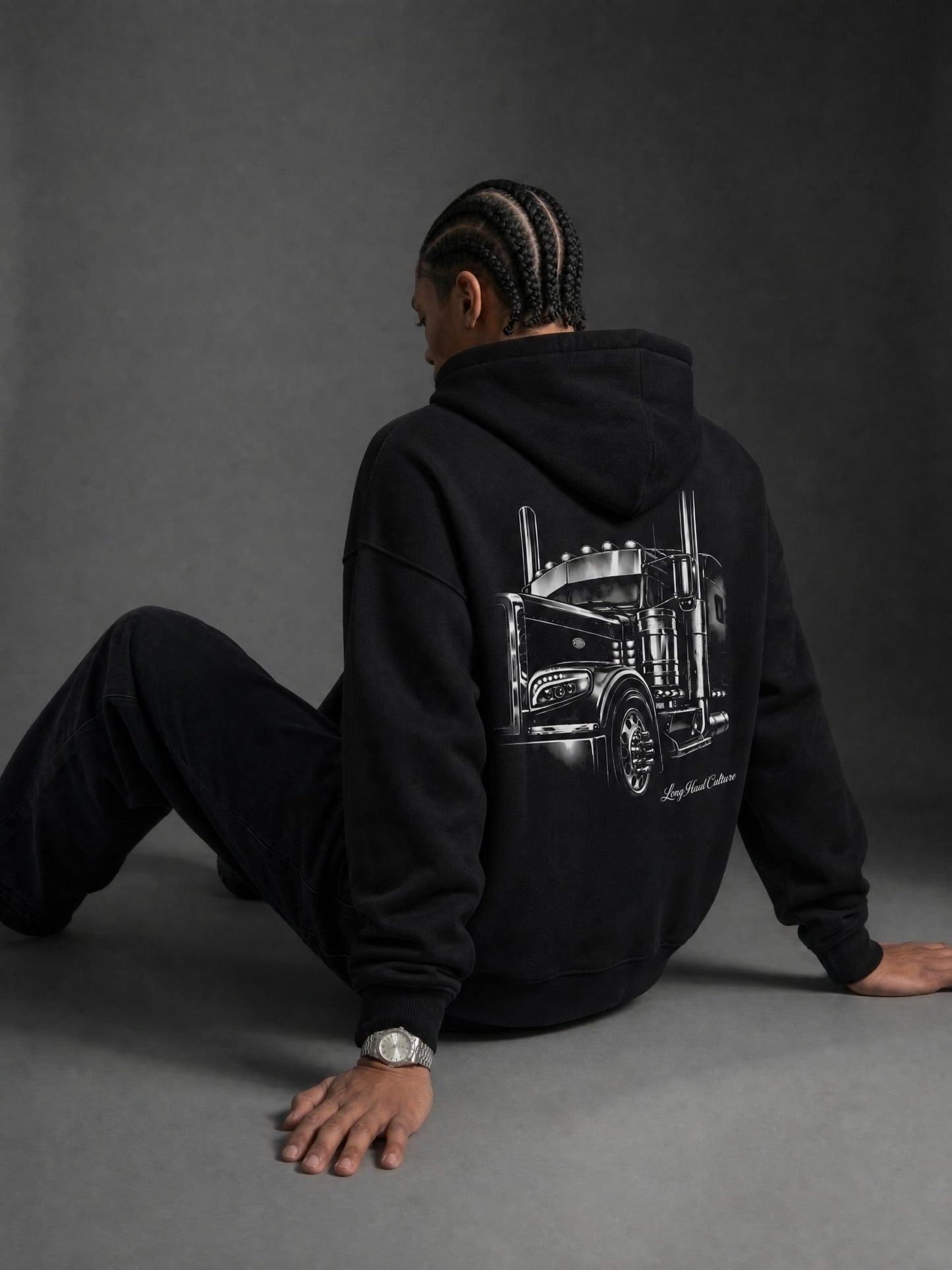 Oversized,Hoodie,Trucking,LongHaulCulture,ClassicTruck