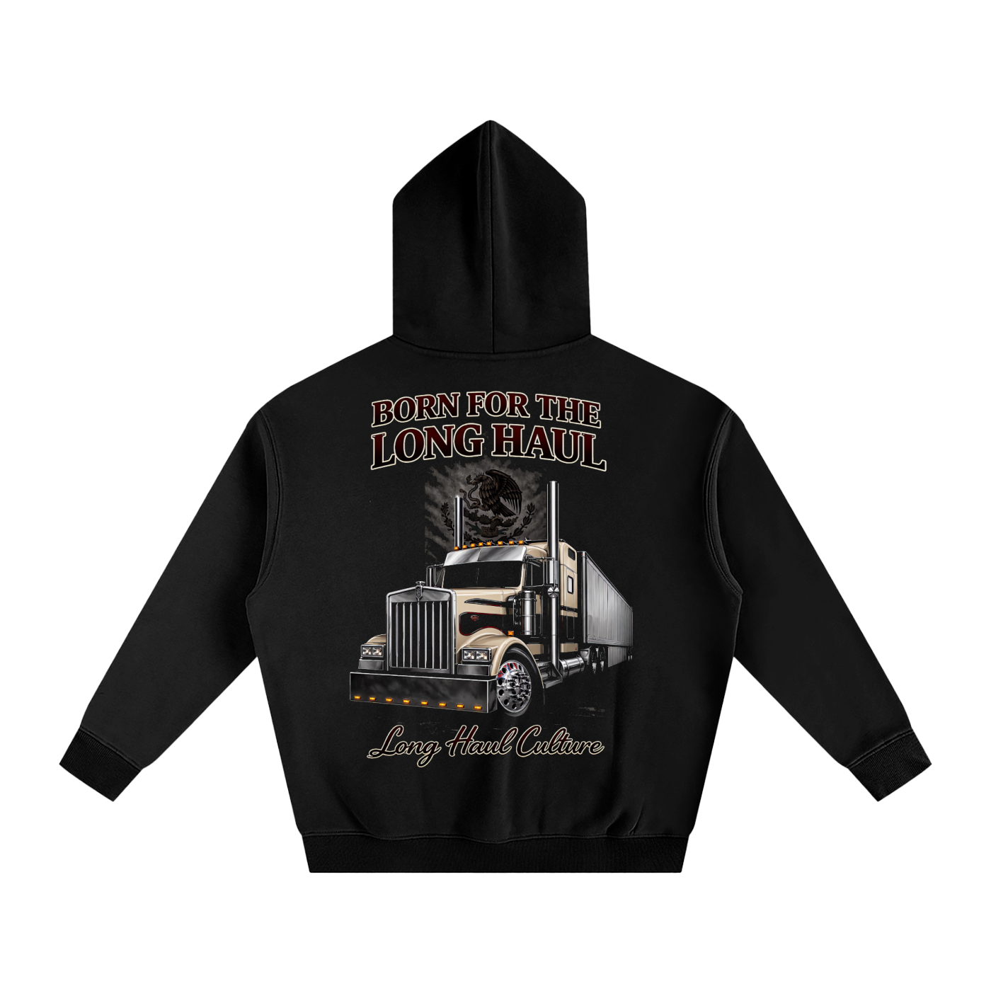 LongHaulCulture,OversizedHoodie,TruckerHoodie