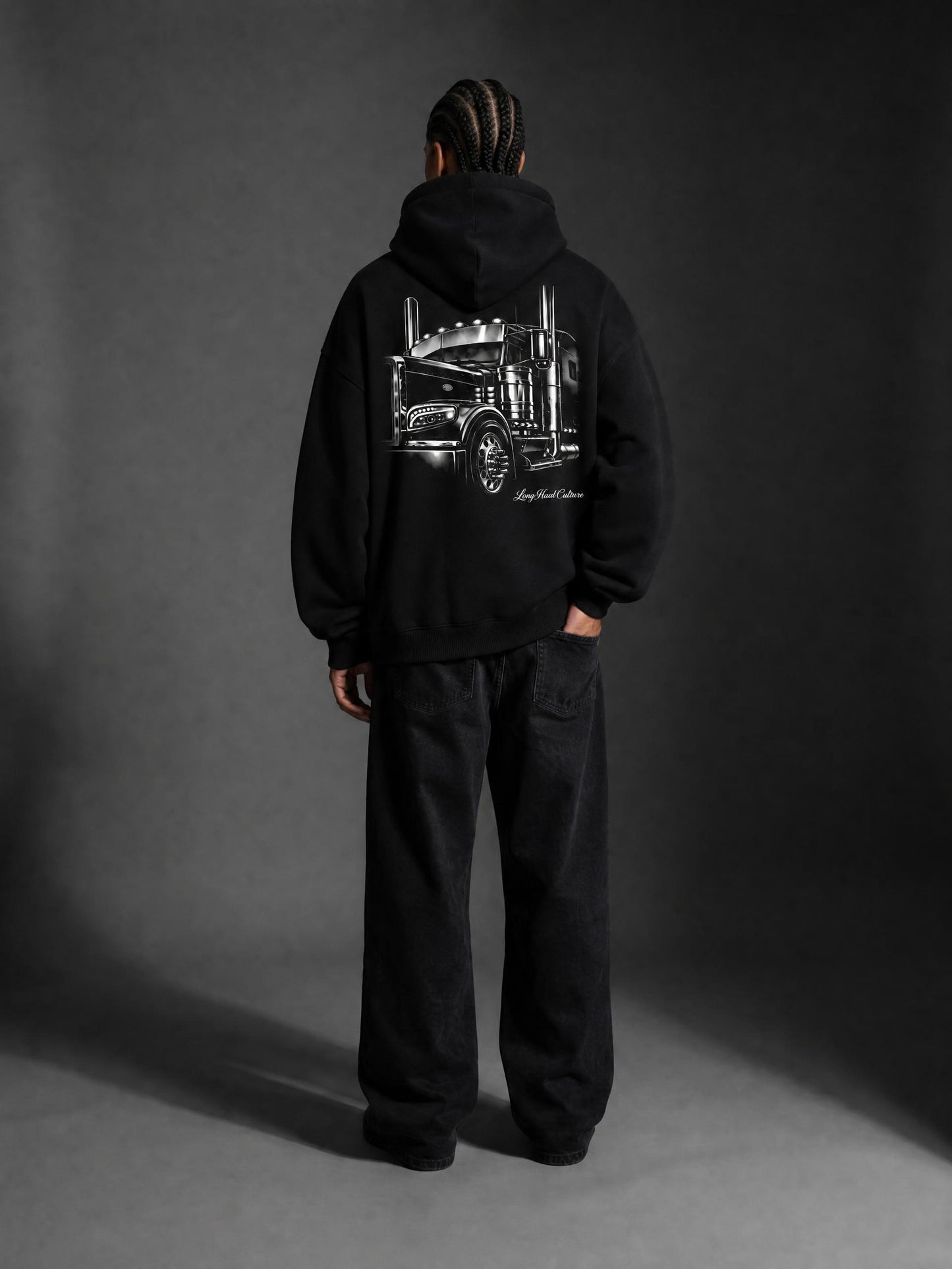 Oversized,Hoodie,Trucking,LongHaulCulture,ClassicTruck