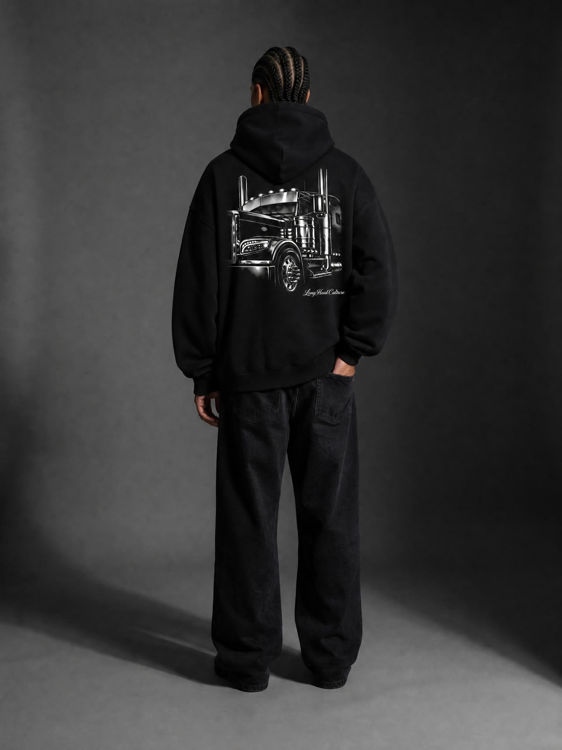 Oversized,Hoodie,Trucking,LongHaulCulture,ClassicTruck