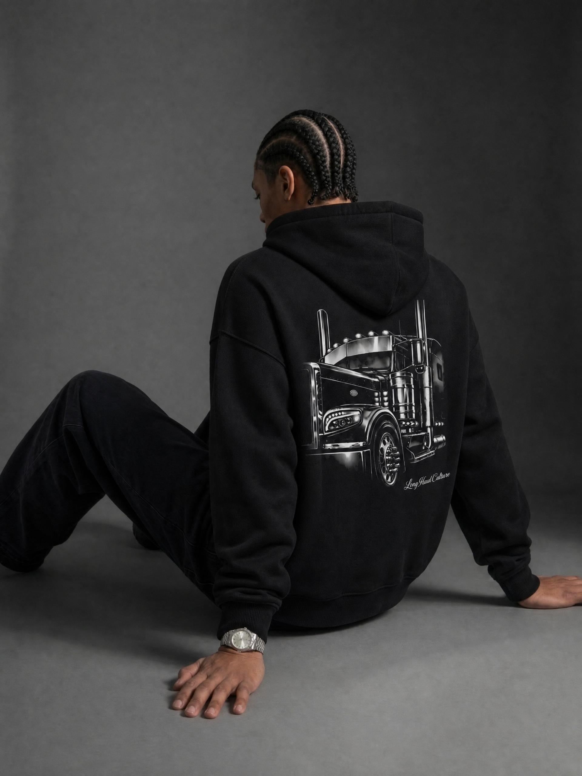 Oversized,Hoodie,Trucking,LongHaulCulture,ClassicTruck
