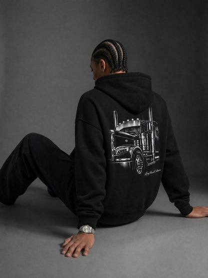 Oversized,Hoodie,Trucking,LongHaulCulture,ClassicTruck