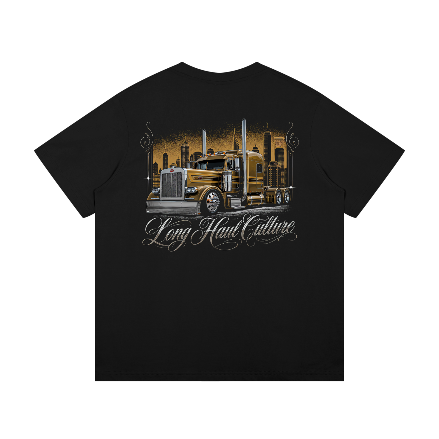 LongHaulCulture,TruckingStreetwear,HeavyweightTruckerTee,TruckingLifeStyle