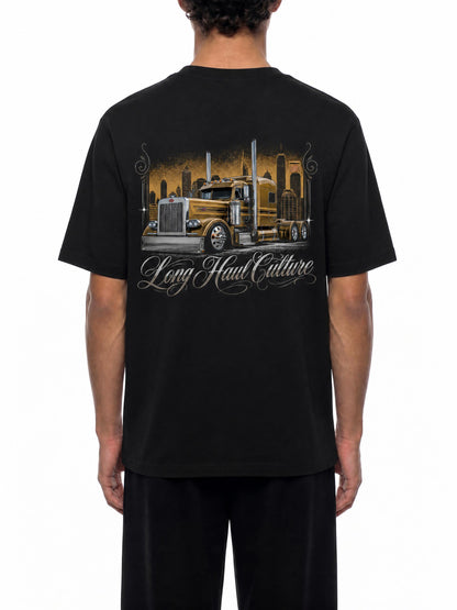 LongHaulCulture,TruckingStreetwear,HeavyweightTruckerTee,TruckingLifeStyle